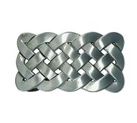 Celtic Knot Belt Buckle, Dark Silver