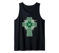 Celtic Knot Clover Cross - St Patrick's Day Irish Pride Tank Top