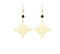 Celtic Knot Earrings For Women Stainless Steel Witchcraft Knot Irish Amulet Magic Pendants Jewelry Weddings Gifts