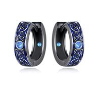 Celtic Knot Earrings Sterling Silver Celtic Hoop Irish Earring Men Aretes De Hombre jewellery for Men