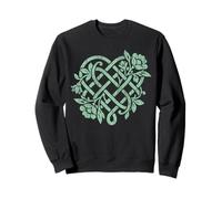 Celtic Knot Heart, Irish, Ireland, St Patrick's Day, Heart Sweatshirt