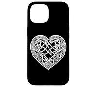 Celtic Knot Heart Irish Scottish Tribal St Patricks Design Case for iPhone 15
