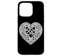 Celtic Knot Heart Irish Scottish Tribal St Patricks Design Case for iPhone 15 Pro Max