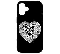 Celtic Knot Heart Irish Scottish Tribal St Patricks Design Case for iPhone 16