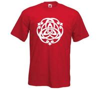 Celtic Knot Mens T Shirt (Small, Red)