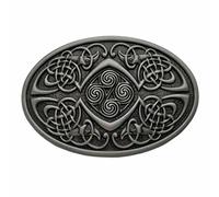 Celtic Knot Oval Belt Buckle Grey(Size: 1.5 inch)