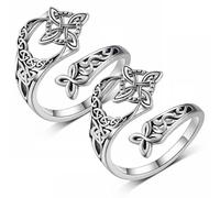 Celtic Knot Ring for Women, Open Adjustable Design, Timeless Symbolism, Witch Knot Irish Rings, Witches Protection Knot Ring Jewelry Gifts (2)