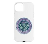 Celtic Knot Scottish Thistle Distressed Print For Lights Case for iPhone 15 Plus