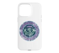 Celtic Knot Scottish Thistle Distressed Print For Lights Case for iPhone 15 Pro Max