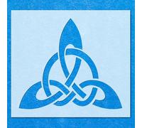 Celtic Knot Triangle Stencil, Mylar Airbrush Painting Wall Art Crafts