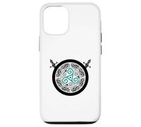 Celtic Knot Triskele Swords Viking Nordic Warrior Mythology Case for iPhone 12/12 Pro