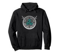 Celtic Knot Triskele Swords Viking Nordic Warrior Mythology Pullover Hoodie