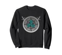 Celtic Knot Triskele Swords Viking Nordic Warrior Mythology Sweatshirt