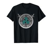 Celtic Knot Triskele Swords Viking Nordic Warrior Mythology T-Shirt