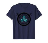 Celtic Knot Triskele Swords Viking Nordic Warrior Mythology T-Shirt
