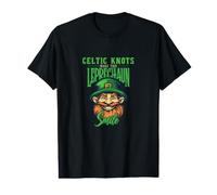 Celtic Knots Make This Leprechaun Smile St Patricks Day Value Graphic T-Shirt