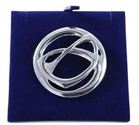 Celtic Knotwork Large Plaid Pewter Brooch