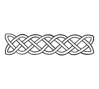 'Celtic Knotwork' Rubber Stamp - Unmounted Design for Crafting & Scrapbooking, A7 (RS00000096)