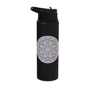 Celtic Mandala Beltane Blessings May Day Celebrations Pagan Stainless Steel Insulated Water Bottle