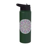 Celtic Mandala Beltane Blessings May Day Celebrations Pagan Stainless Steel Insulated Water Bottle