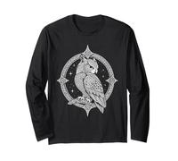 Celtic Mandala Stars Three Wolf Moon Long Sleeve T-Shirt