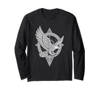 Celtic Mandala Stars Three Wolf Moon Long Sleeve T-Shirt