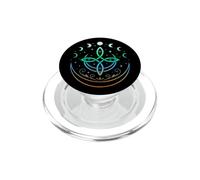 Celtic Moon Knot Symbol Pagan Elements with Moonphases PopSockets PopGrip for MagSafe