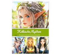 Celtic myths. The magical otherworld fantasy in manga style UK-Version (Wall Calendar 2026 DIN A4 Portrait), CALVENDO 12 Month Wall Calendar