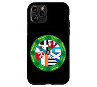 Celtic Nations Flags Wheel, Cultural Heritage Circle Design Case for iPhone 11 Pro