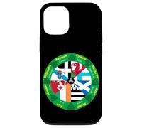 Celtic Nations Flags Wheel, Cultural Heritage Circle Design Case for iPhone 12/12 Pro