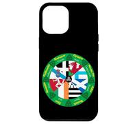 Celtic Nations Flags Wheel, Cultural Heritage Circle Design Case for iPhone 12 Pro Max