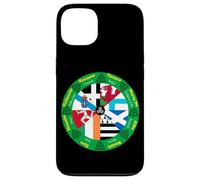 Celtic Nations Flags Wheel, Cultural Heritage Circle Design Case for iPhone 13