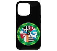 Celtic Nations Flags Wheel, Cultural Heritage Circle Design Case for iPhone 13 Pro