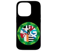 Celtic Nations Flags Wheel, Cultural Heritage Circle Design Case for iPhone 14 Pro