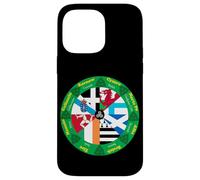 Celtic Nations Flags Wheel, Cultural Heritage Circle Design Case for iPhone 14 Pro Max