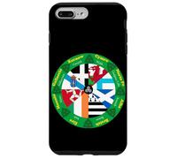 Celtic Nations Flags Wheel, Cultural Heritage Circle Design Case for iPhone 7 Plus/8 Plus
