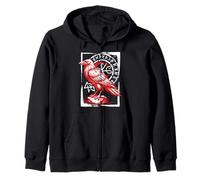 Celtic Norse Raven Zip Hoodie