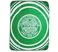 Celtic Official FC Fleece Blanket Throw for the Home or Car (100% Polyester & 125cm x 150cm)