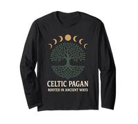 Celtic Pagan Pride Triskelion Tree of Life Heritage Magic Long Sleeve T-Shirt