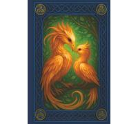 Celtic Phoenix Journal - 6″×9″ - Tree of Life Edition (120 Lined Pages): Celtic Diary With Golden Phoenix Cover And World Tree Back Design - Perfect ... Diaries, Or As A Magical Grimoire!