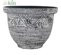 Celtic Planter 30Cm White Decorative Pot