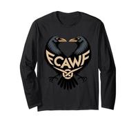 Celtic Raven F-CAW-F Viking & Pagan Knotwork Norse Mythology Long Sleeve T-Shirt