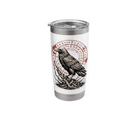 Celtic Raven Symbol Viking Stainless Steel Insulated Tumbler