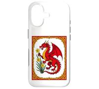 Celtic Red Dragon Holding a Daffodil Case for iPhone 17