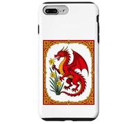 Celtic Red Dragon Holding a Daffodil Case for iPhone 7 Plus/8 Plus