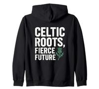 Celtic Roots Fierce Future Irish Pride Zip Hoodie