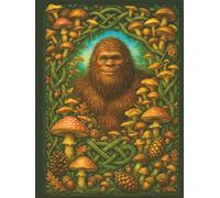 Celtic Sasquatch Journal - 8.5″×11″ Forest Cryptid Edition (120 Lined Pages): Bigfoot Yeti Writing Notebook, Mushrooms, His Woodland Family & Cougar - ... Dreamers, Oracle & Tarot Card Records!