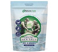 Celtic Sea Salt - 100% Natural Unrefined Celtic Sea Salt - Naturally Enriching Minerals - Light Grey, 600g - by Natures Cure