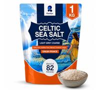 Celtic Sea Salt Organic 1000g | 100% Natural Unrefined Coarse Crystals Hand-Harvested in Guérande, France | Pure 82+ Mineral-Rich Celtic Salt Organic for Cooking, Baking & Seasoning | 1 Pack(1000g).