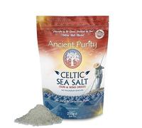 Celtic Sea Salt - Sun & Air Dried French Grey Sea Salt | Naturally Moist & Magnesium Rich 73+ Trace Minerals | Unrefined Living Salt - Ancient Purity 250g (8.8 oz.)